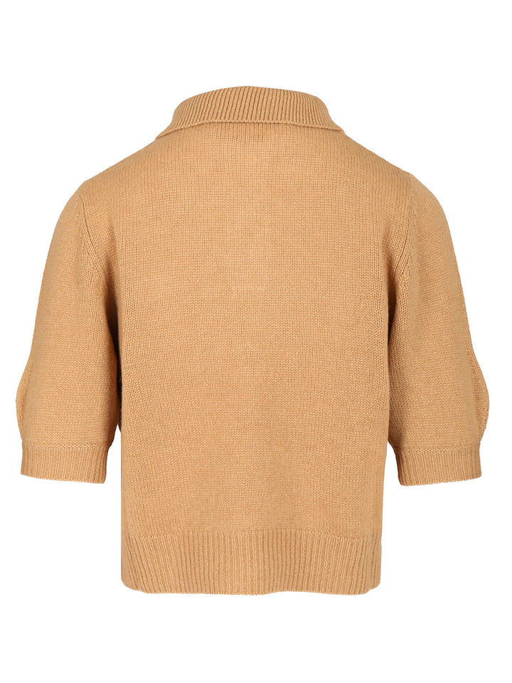 Marni Cashmere Polo Sweater Polo shirt - Beige | 7c8fc6d0d9ed2859665d7b4259276c4f02b8d2fe