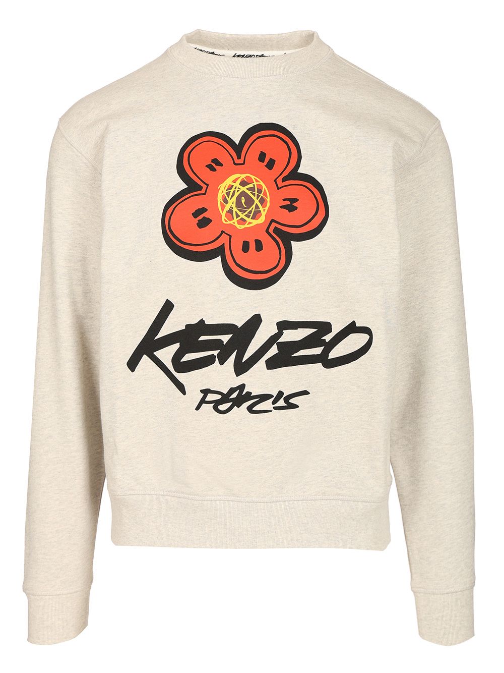Kenzo Sweatshirt Futura Print Sweatshirts - Grey | 7bafab490f5da6274e92b0751c068276e5948f52