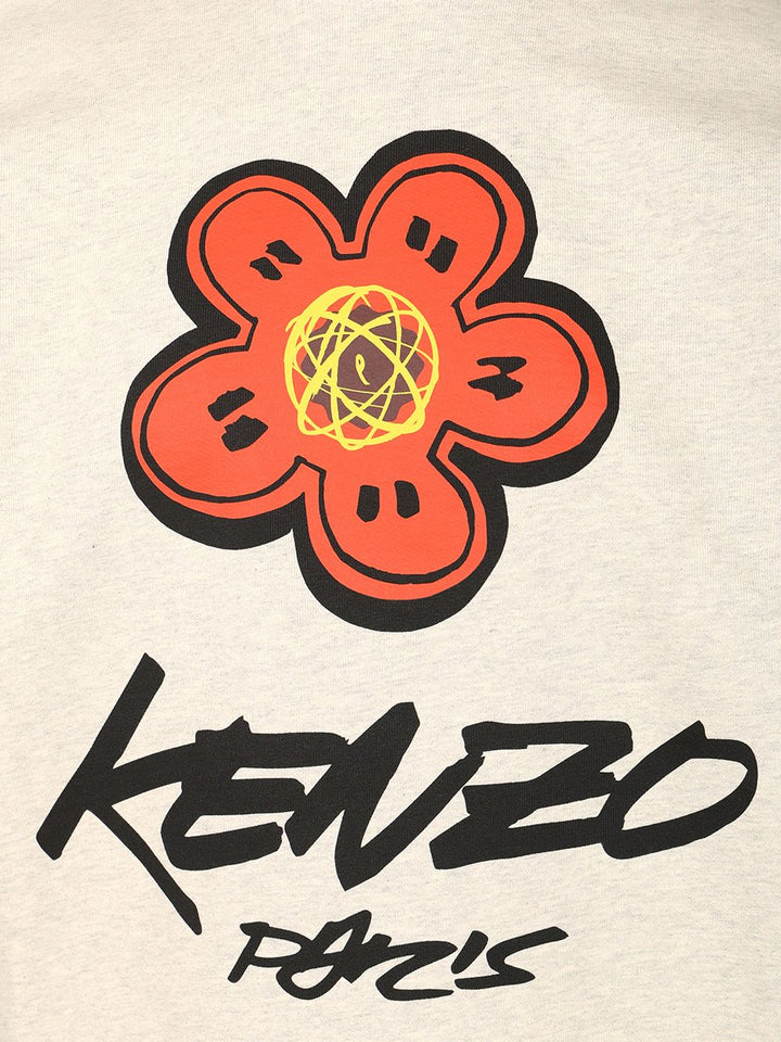 Kenzo Sweatshirt Futura Print Sweatshirts - Grey | b2273a98b644bfaa7159c9fc450b2b47b1a2c993