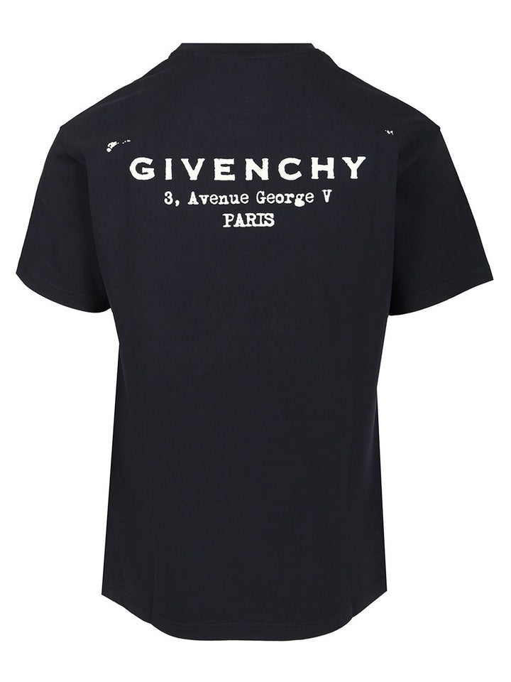 Givenchy Cotton T-Shirt - Blue | a4167db2b32ec8398b4a0c8743d04a74feb9ed23