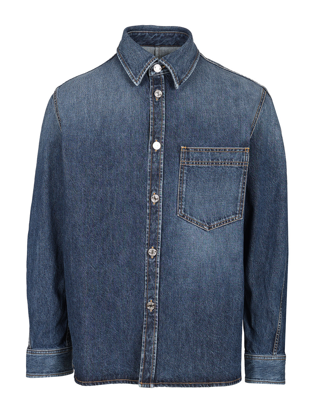 Givenchy Faded Denim Shirt Jeans - Blue | 73fdad5f7e71aaf4d5313b9885175d77f125586d