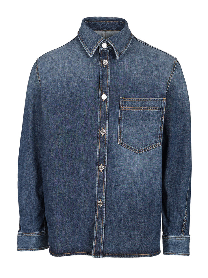 Givenchy Faded Denim Shirt Jeans - Blue | 73fdad5f7e71aaf4d5313b9885175d77f125586d