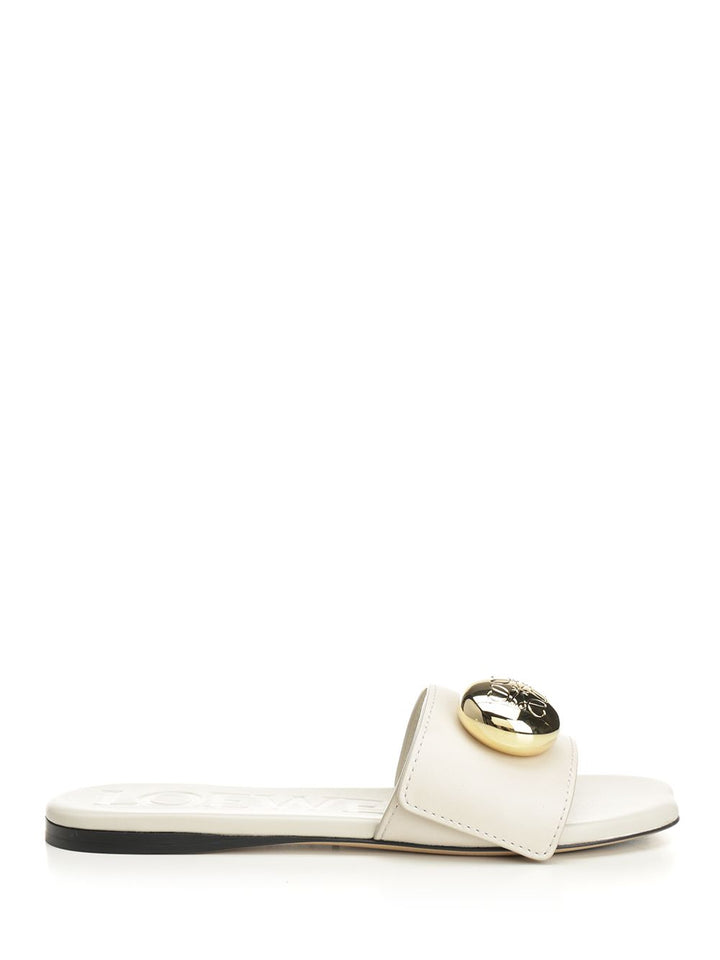 Loewe Pebble Sandals - White | 7dcff6aa7548c7fd9a126cb25b722412cfa2c0ff