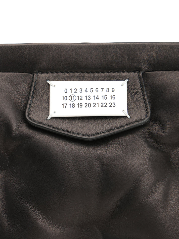 Maison Margiela Glam Slam Flat Pocket Shoulder Bags - Black | 358512e55e816bb295fabef5d301a9e631fe56fe