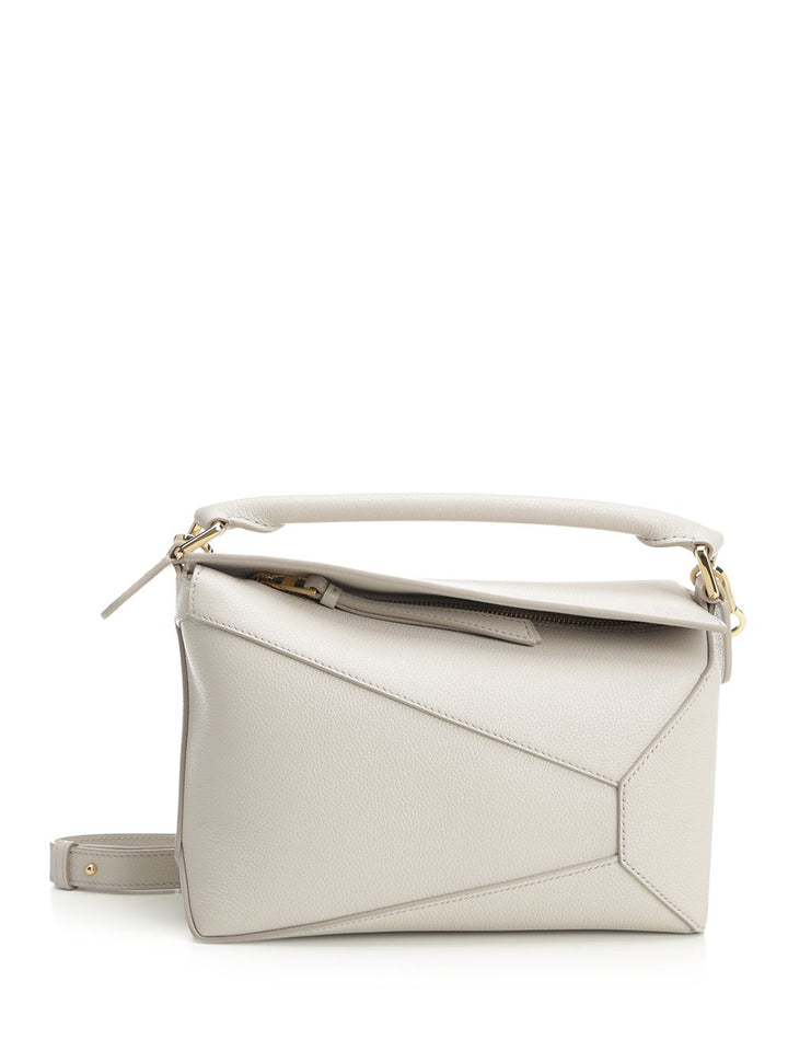 Loewe Puzzle Edge Handbags - White | 1c01a48aaa72b2cf104053769f40f53ddfef11ef