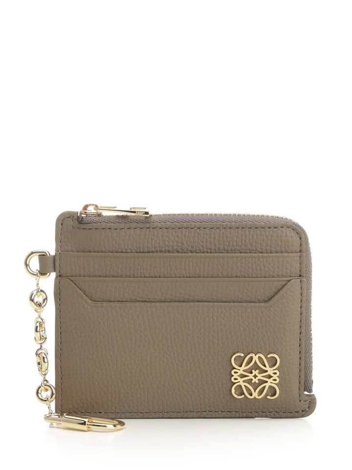 Loewe Anagram Square Card Holder Small leather goods - Beige | bd3fec94e5c01df25d6ff81e7d21fa633ca76fd4