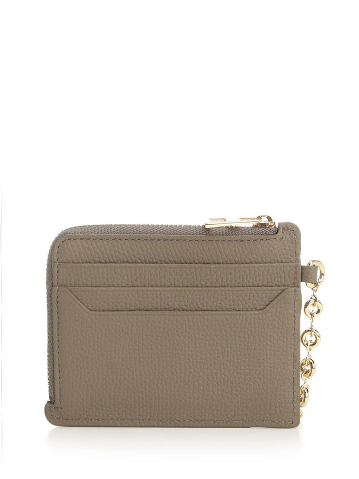Loewe Anagram Square Card Holder Small leather goods - Beige | 1953b40e5b077a404636b7d0f61b5759e21cefc0