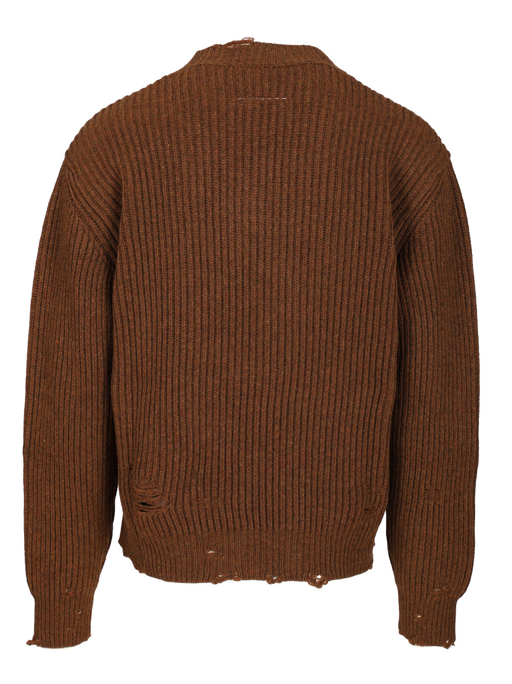 Mm6 Maison Margiela Wool Sweater Knitwear - Brown | 1a63e3b021a8bd9af5d53e084c2773f995b1ac8b