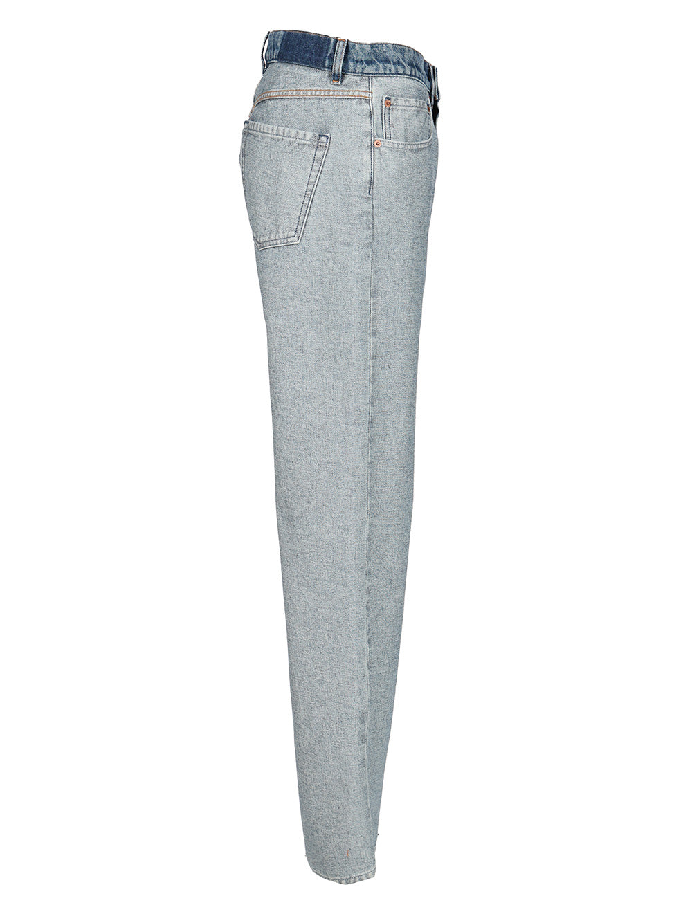 Mm6 Maison Margiela Straight Leg Denim Jeans - Blue | 2b11cb311b9c40aaea03525d1e43e832e80a9799