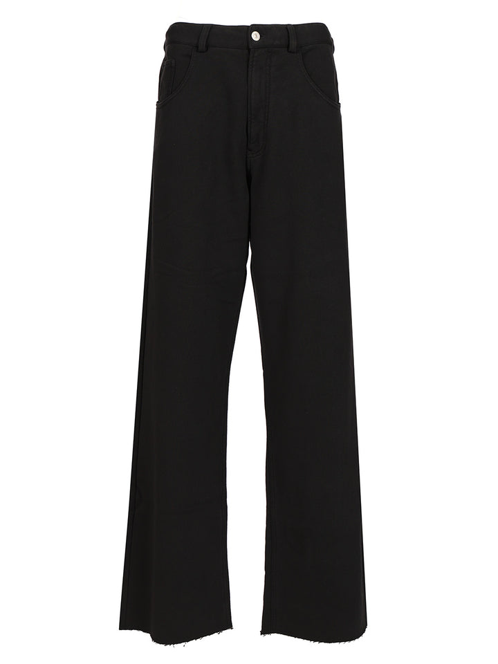 Mm6 Maison Margiela Cotton Tracksuit Bottoms Trousers - Black | 6adcc76dbd8af32db827a436452658dab4ee38e3