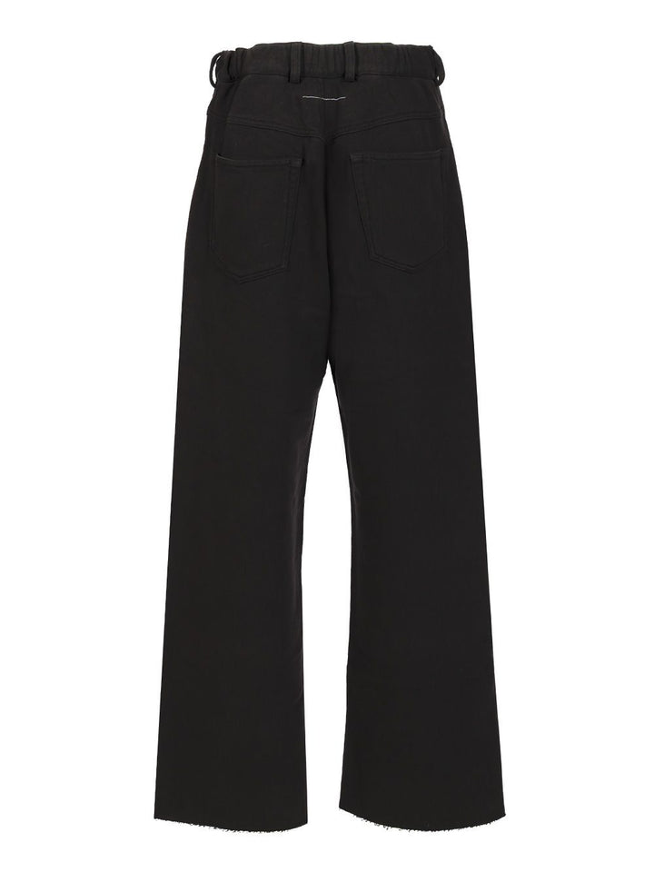 Mm6 Maison Margiela Cotton Tracksuit Bottoms Trousers - Black | 1e7bb46ee839495438c214db66c5010f1291a21e