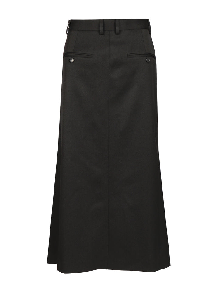Mm6 Maison Margiela Back-To-Back Midi Skirt Skirts - Black | dc1c7fc05819340edfa8e6388d60c54daea6e5b4