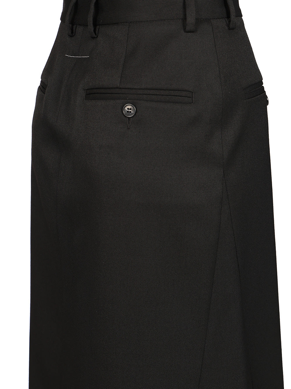 Mm6 Maison Margiela Back-To-Back Midi Skirt Skirts - Black | 21c826cfe213b0ba0429882442f8f22bd95b5528