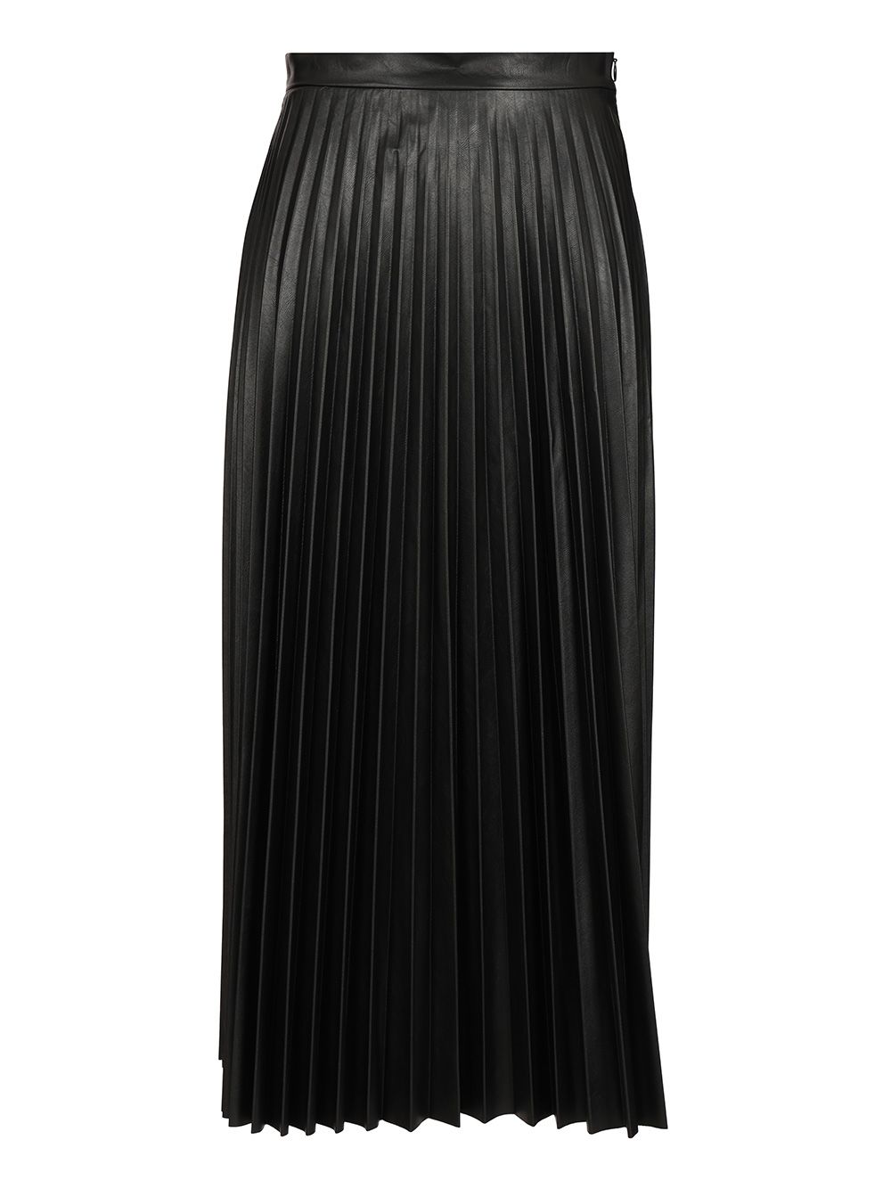 Mm6 Maison Margiela Pleated Midi Skirt Skirts - Black | d87a4b3fa84ee4fdb8fe90e411b29ea68c9d89f2