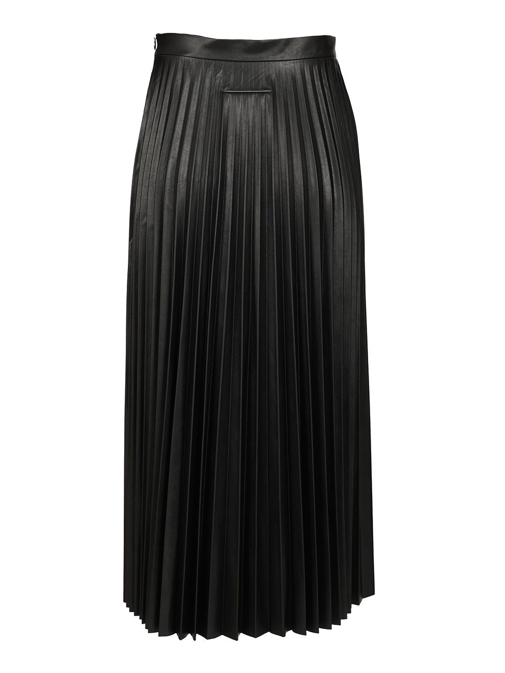 Mm6 Maison Margiela Pleated Midi Skirt Skirts - Black | 733fafd91b1db5ccc266822267c4747bca140e9e