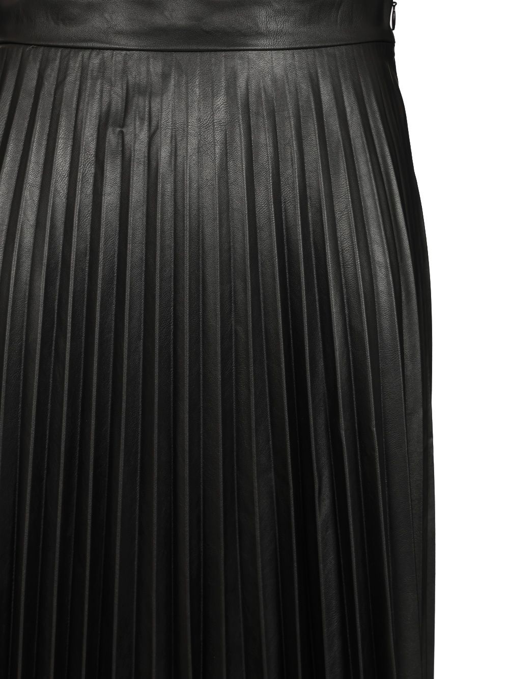Mm6 Maison Margiela Pleated Midi Skirt Skirts - Black | dfc8447e4b4b2cfbd3b07244008a2a31cb30c981