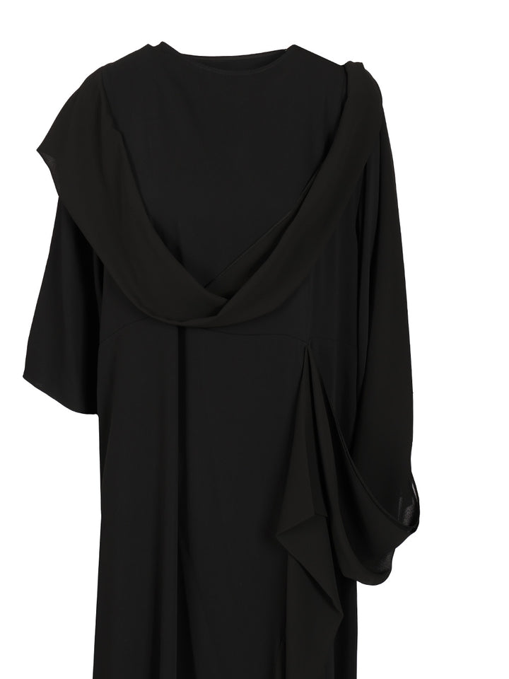 Mm6 Maison Margiela Layered Dress Dresses - Black | 66bb37fe4175e0c6deddecde66b0f15ecb5587a2