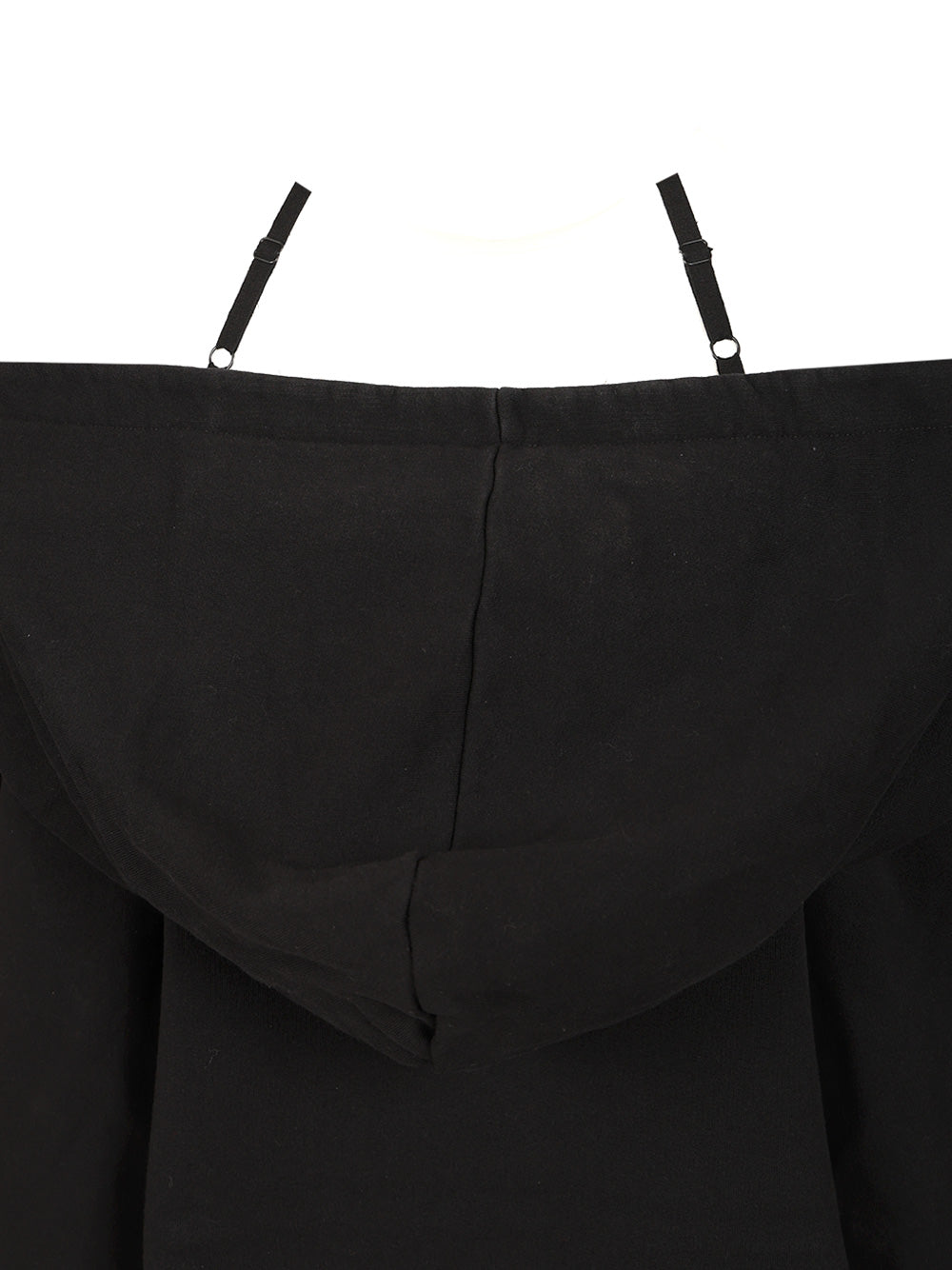 Mm6 Maison Margiela Oversized Cotton Hoodie Sweatshirts - Black | 60645d43bd69e10d55ef70c0113c5d4ef7fccf64