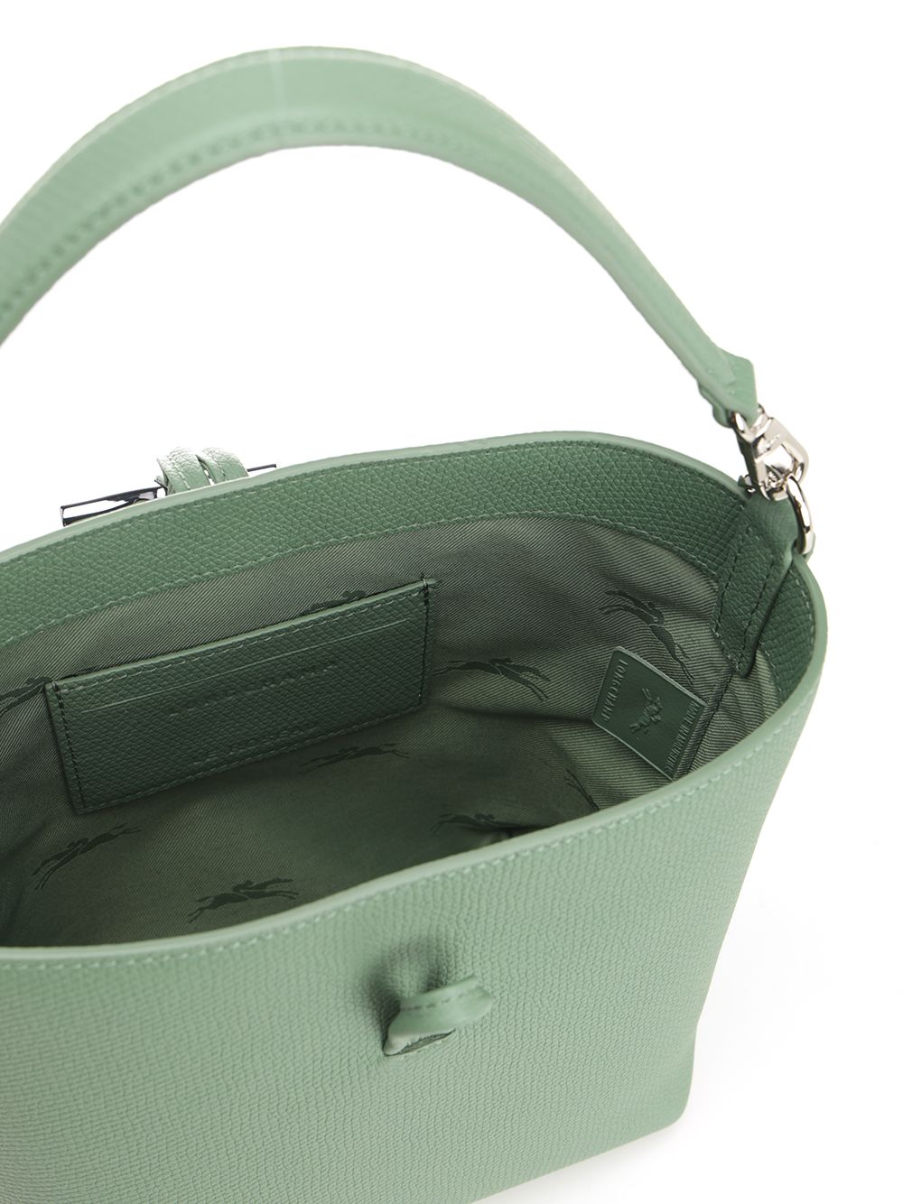Longchamp Paris Le Roseau Leather Xs Bucket Bag Handbags - Green | bb565ae15a7ee7286064e9b3ecf2dbc7339b1403