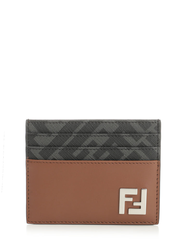 Fendi Diagonal Wallets - Brown | 4667efee40de0ae9485ef6a0aed300de125cffa9