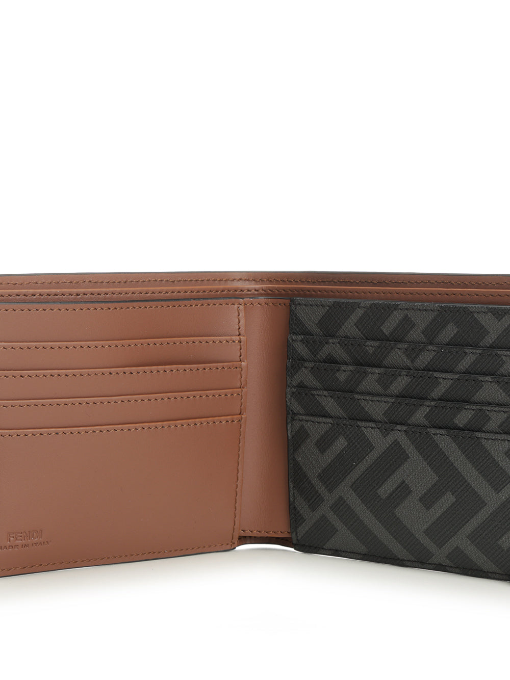 Fendi Squared Ff Wallets - Brown | 2f57991d205e8f0368581b36bba0a2a97d967e46