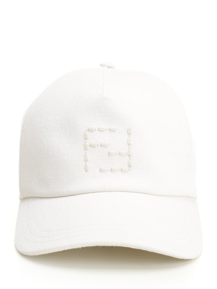 Fendi Canvas Baseball Cap Hats - White | a20871816dcb79164455e9785f25a0d552e71fd4