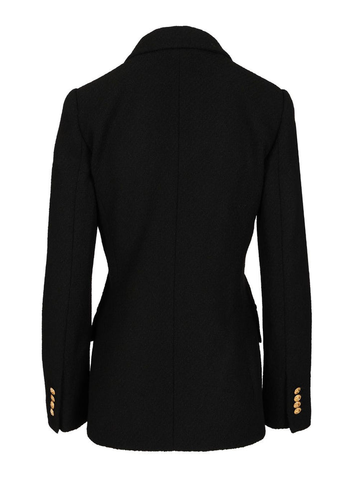Chloe' Double-Breasted Tailored Jacket Jackets - Black | 88563a3ae8811186dc29998458c95dc7b11db370