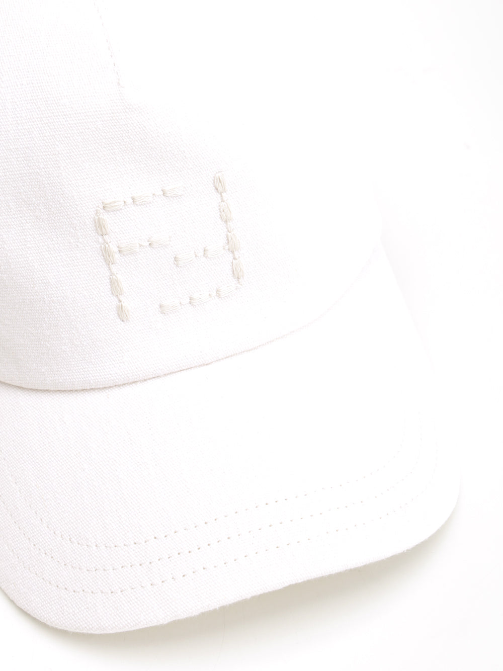 Fendi Canvas Baseball Cap Hats - White | 9ffc543d29a52c91d68ec132622bbb6b70b8501b