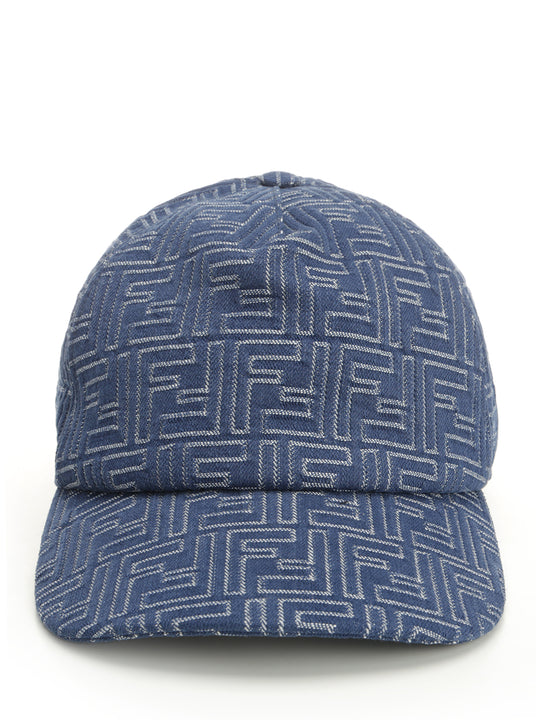 Ff Denim Baseball Cap Hats Blue
