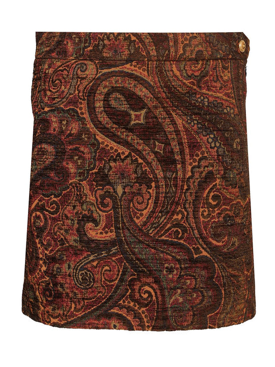 Straight Mini Skirt Skirts Multicolor