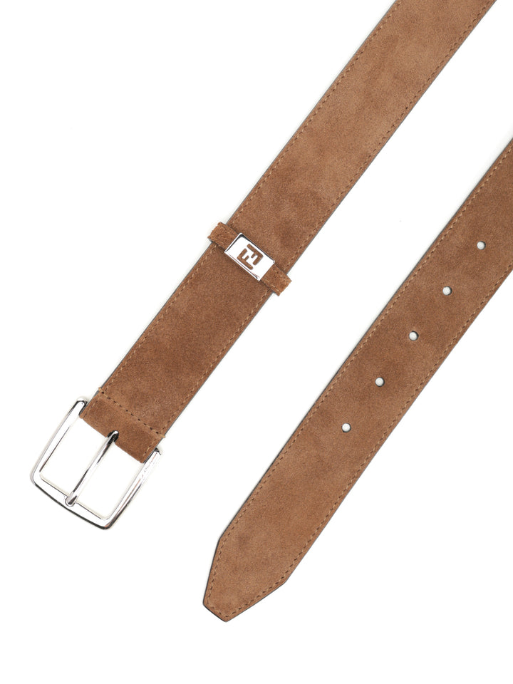 Fendi Suede Ff Belt Belts - Brown | cc97894c54e3887eff4da9f7850ff52ad47bbfd9