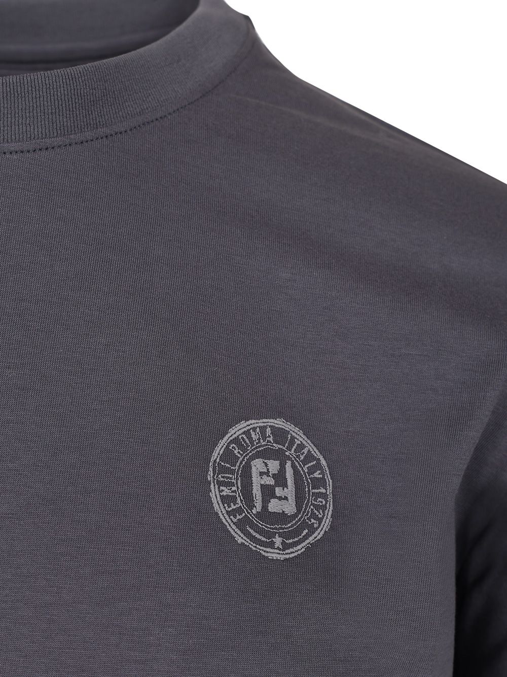 Fendi Cotton T-Shirt - Blue | c44b351298d5b1e46bc064ad7afbf195debb06e4