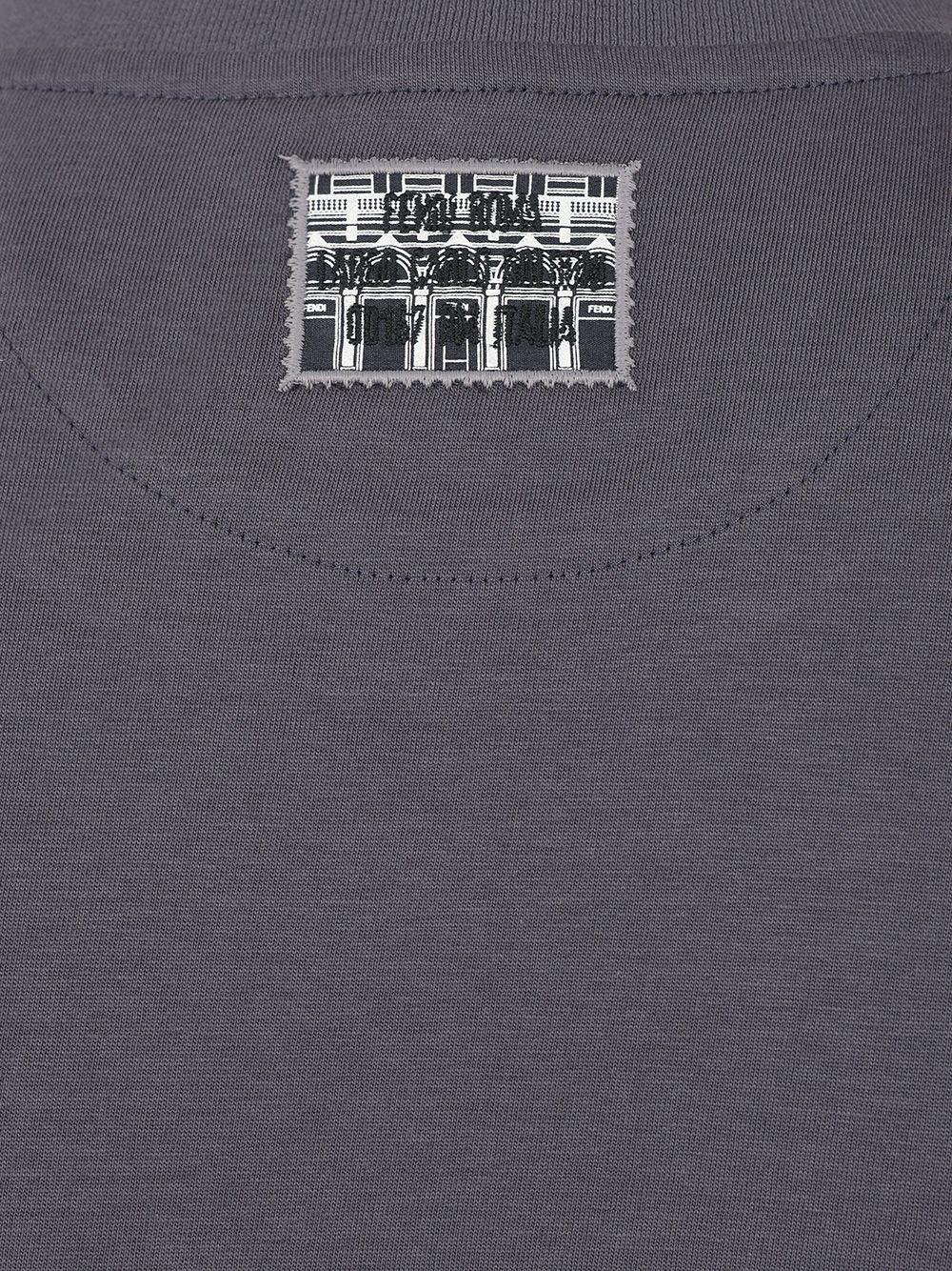 Fendi Cotton T-Shirt - Blue | d6b1cbaa50348147b5f37b453fbeee3d30188c12