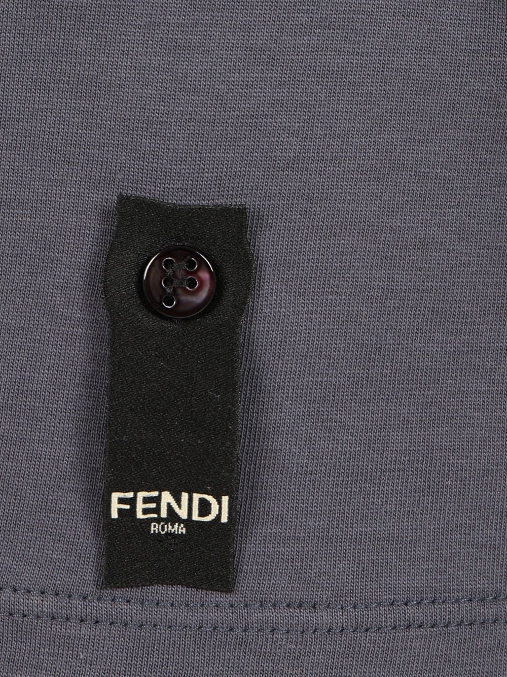 Fendi Cotton T-Shirt - Blue | 0af1f85554e43437f4b32d3dd6d9254984e4c097