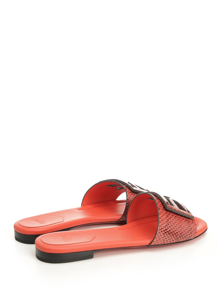 Fendi Baguette Scarpe basse - Red | 59c6cae8465f4baa60d1a367652d8cec99450ec1