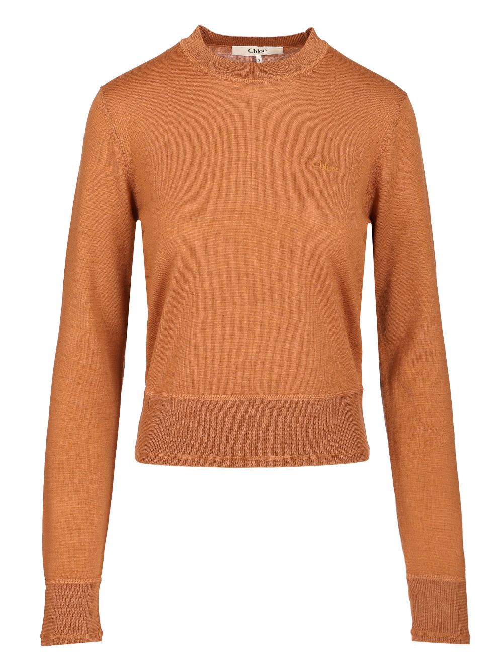 Chloe' Wool Sweater Knitwear - Brown | 91e898d1ecab80e3875c5d48a4d66076dce833c1