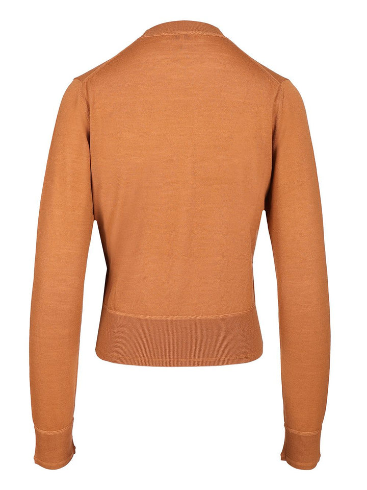 Chloe' Wool Sweater Knitwear - Brown | 7ad48b6250182b5d439154fd024b7c8b5109ef5e