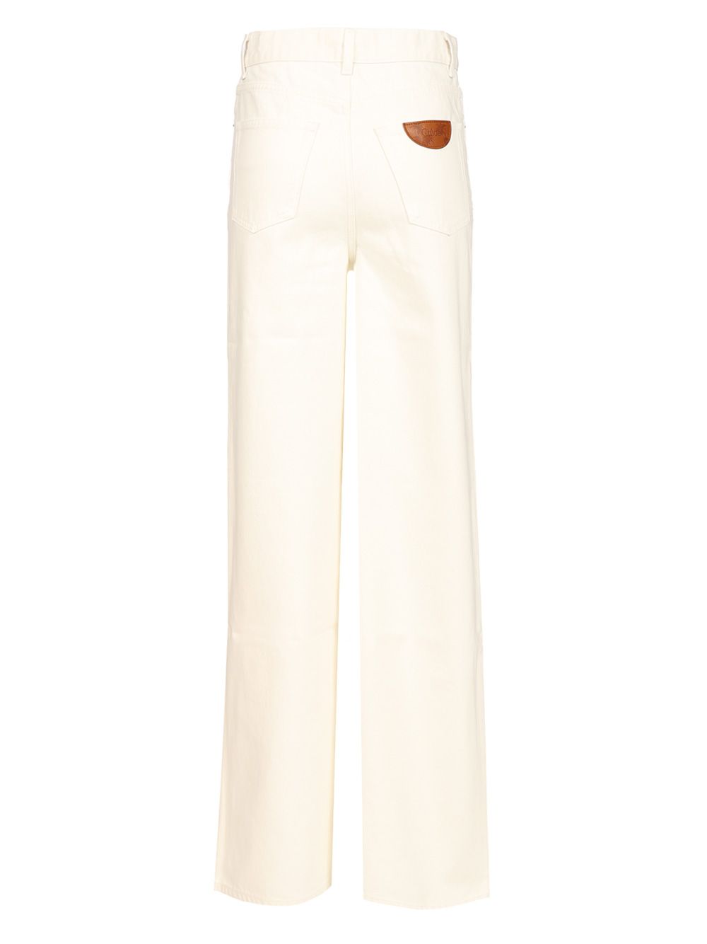Chloe' Wide-Leg Jeans - White | 537b988cddc200943971ae3e804db54bb26dd0b7