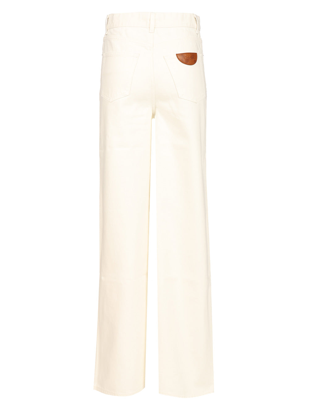 Chloe' Wide-Leg Jeans - White | 89207c3dab26560a335f79610ccc86c0813e2b9c