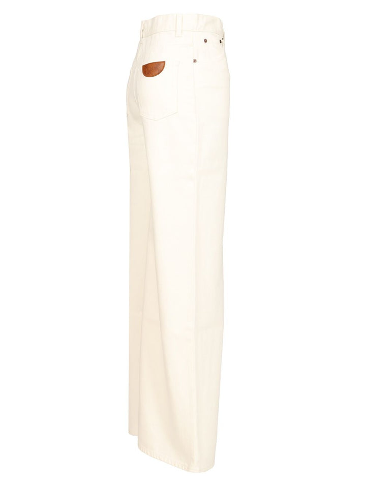 Chloe' Wide-Leg Jeans - White | 1e2c6c6ed3e103efa6456ea8f2d23b224c425061