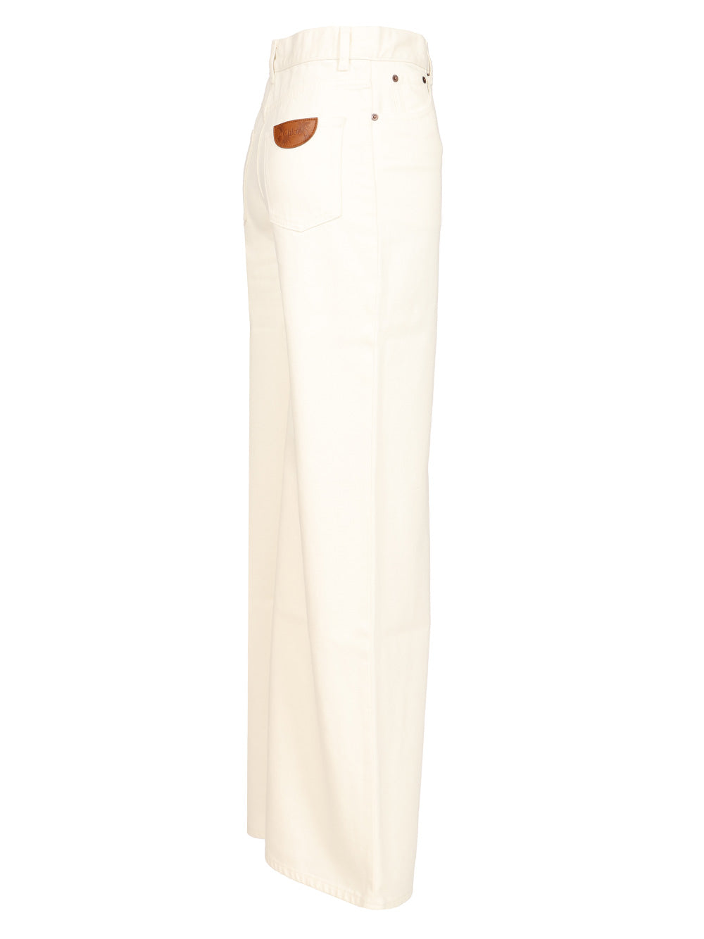 Chloe' Wide-Leg Jeans - White | 1b0bc717d4cedab4caefd9fac1a24a1f291db9b3