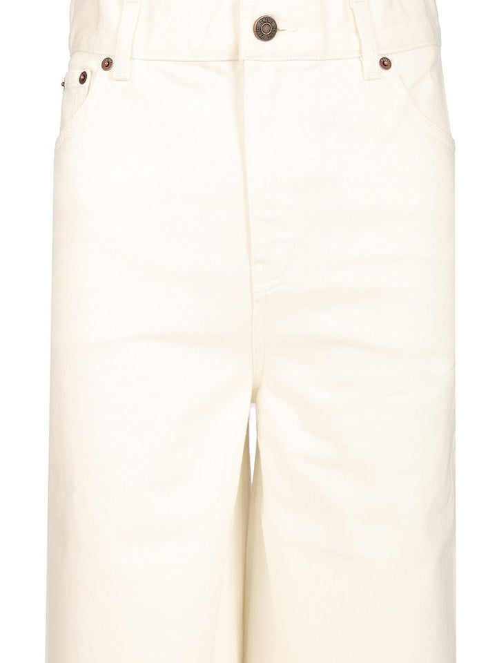 Chloe' Wide-Leg Jeans - White | 65d76912226404a313c77b8b0aa9bc264ca28a10