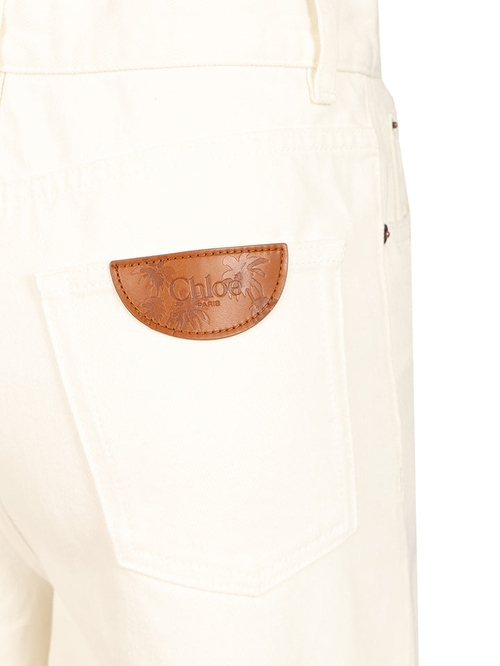 Chloe' Wide-Leg Jeans - White | 3d8f03eed16c0137a766cf068b0300e4fab15cd2