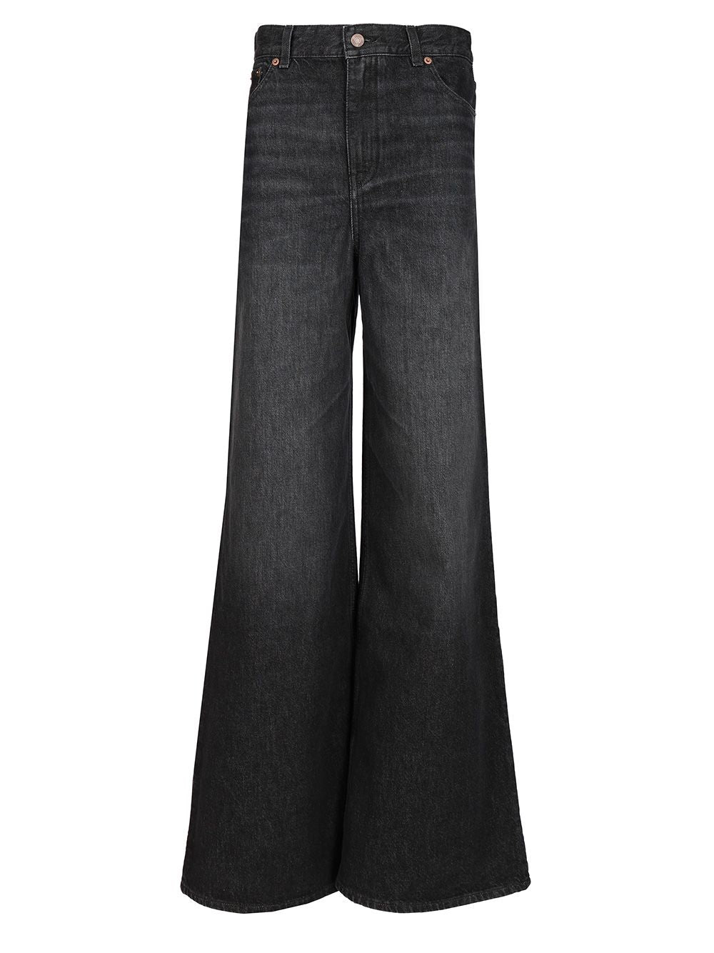Chloe' Wide Leg Jeans - Black | fc601e662ec6c46667834e87d1a56864483e0417