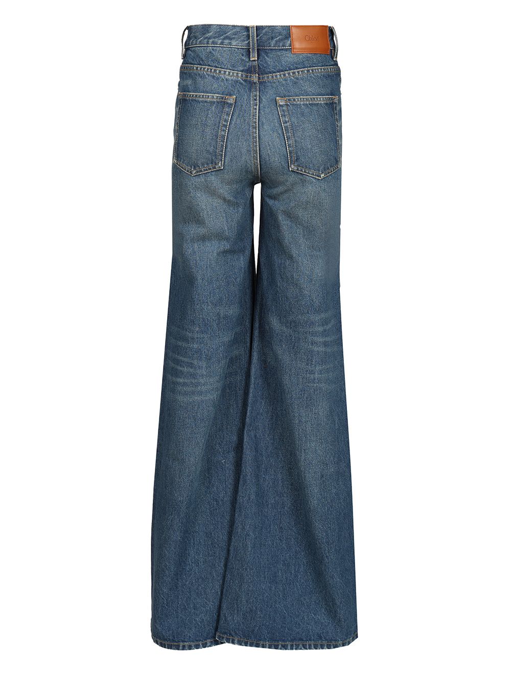 Chloe' Flared Jeans - Blue | 1300778de05f0e01acbd95b4fa25f18aaf0c59ee