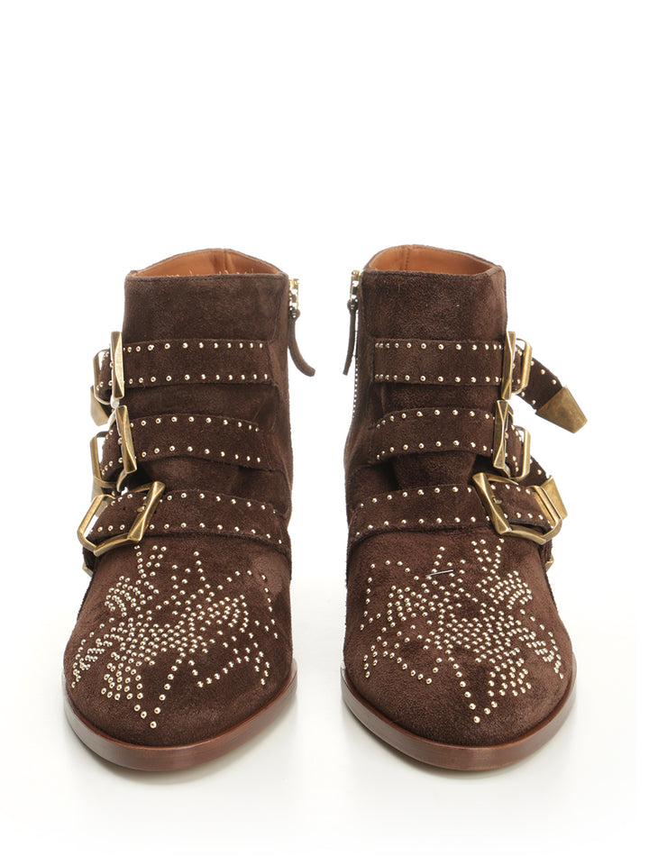 Chloe' Susanna Boots - Brown | 15cfe1b743d38db1b3094ce122ff14ac12232b46