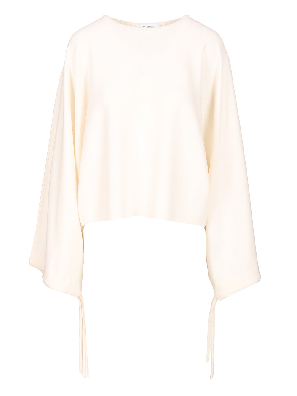 Max Mara Fine Wool Yarn Sweater Knitwear - White | 1e01262d78d1f388fa6b7066348f047cb64cd3b0