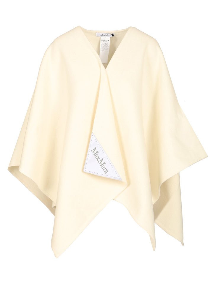 Max Mara Asymmetrical Poncho Scarves And Foulards - White | 0ce83170b24a69a7d368003862eae2eade79ad93