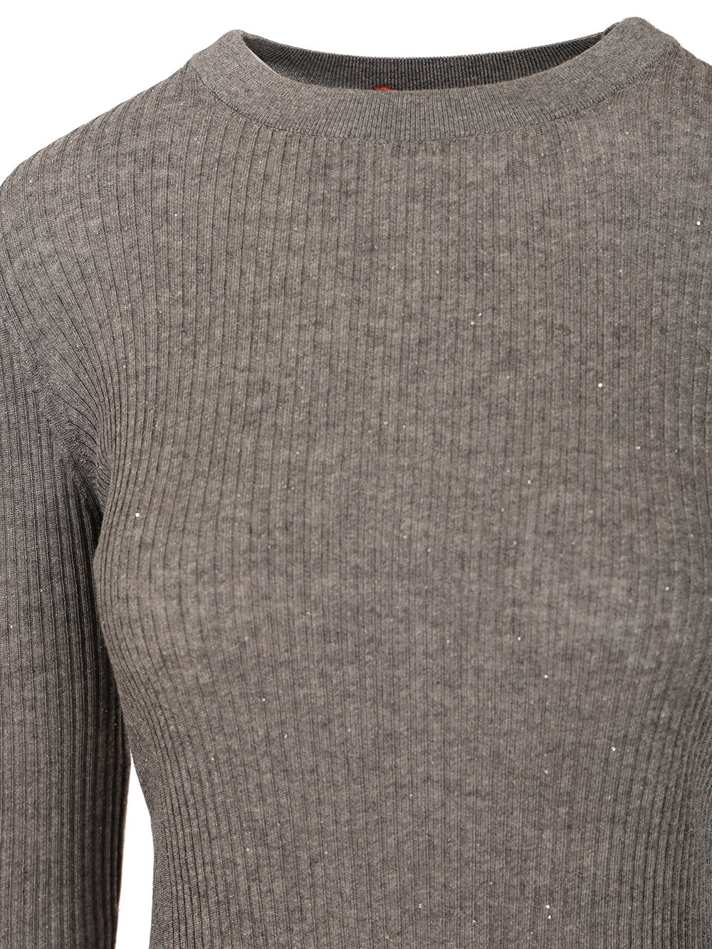 Max Mara Studio Wool And Silk Sequin Sweater Knitwear - Grey | 059a4ef4a9a56140f20141307d12388888b6c89d