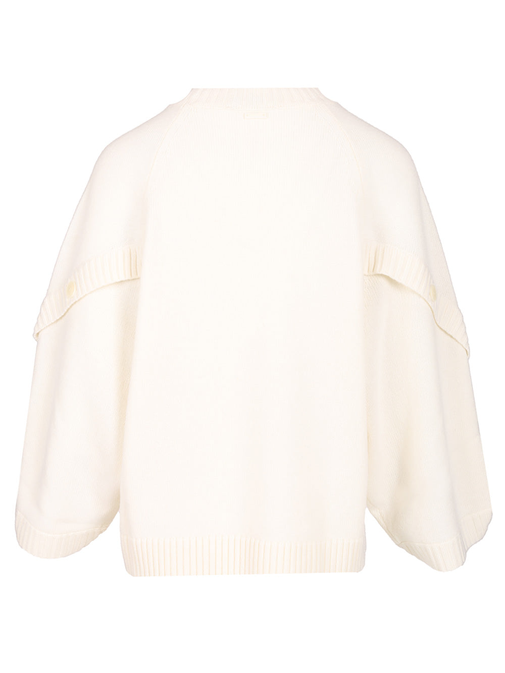 Max Mara Oversized Wool And Cashmere Sweater Knitwear - White | 9a26860d058d755abd92a9c4d2a5de7c5eca2ace
